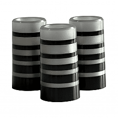 Ferrules - Set of 10 - Silver Fox