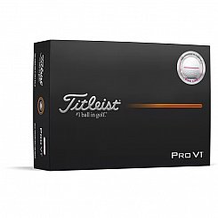 Titleist PRO V1 AIM Performance Pink - White