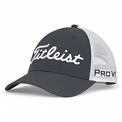 Titleist Tour Performance Mesh - Charcoal/White