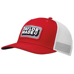 TaylorMade Ventura Retro Trucker Hat - Red/White