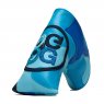 G/Fore PATCHWORK CAMO LEATHER BLADE PUTTER COVER