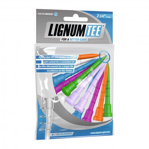 Lignum Tee Neon - 72mm (12-pack)