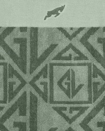 Gotlane Jacquard Monogram Golf Towel