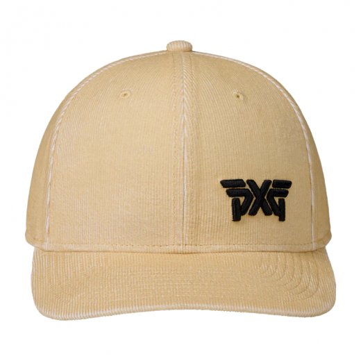 6-Panel Curved Bill Snapback Corduroy