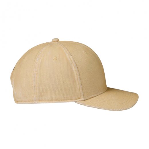 6-Panel Curved Bill Snapback Corduroy