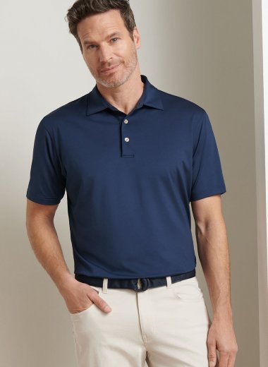 Peter Millar SOLID PERFORMANCE JERSEY POLO
