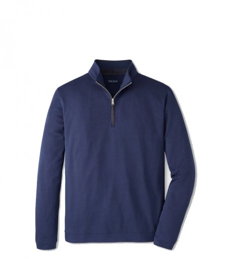 Peter Millar ALBATROSS COTTON-BLEND PIQUE QUARTER-ZIP