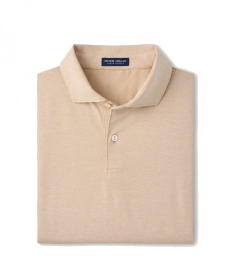 Peter Millar ALBATROSS COTTON-BLEND PIQUE POLO - EDWIN SPREAD C