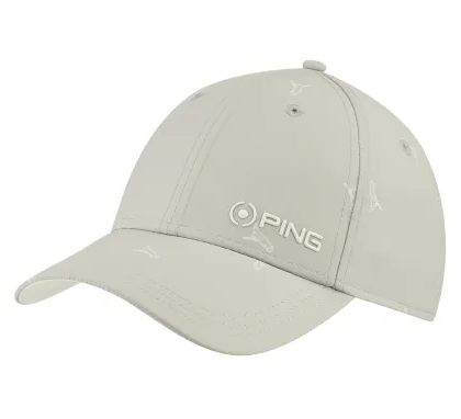 Ping Mr Ping Cap - Pearl Grey/White