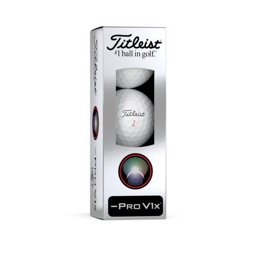 Titleist PRO V1x - Left Dash RCT White - 3-Pack