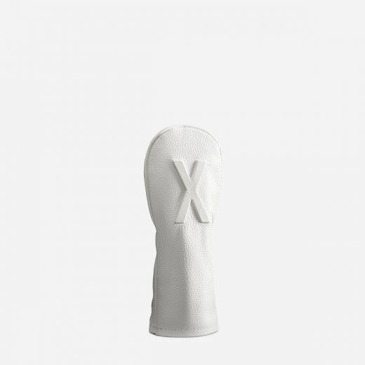 Vessel Lux Embossé X-Hybrid Headcover - White